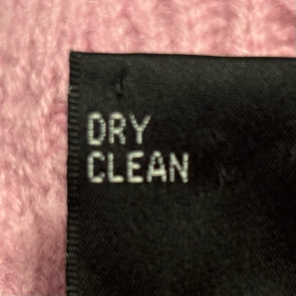 Mariele Waithe 100% CASHMERE fringed cable-knit scarf Cozy Pink Soft Girl 8X66 - Picture 8 of 13